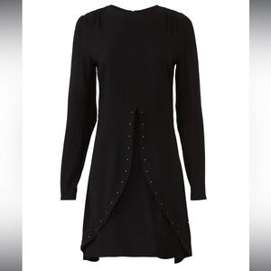 See By Chloé NWT Black Embellished Long Sleeve Dress